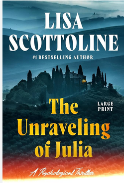 The unraveling of Julia Large Print cover image