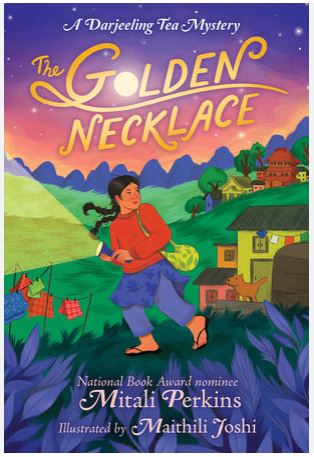The golden necklace cover image